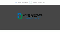 Desktop Screenshot of baysidebuilding.com