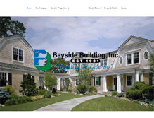 Tablet Screenshot of baysidebuilding.com